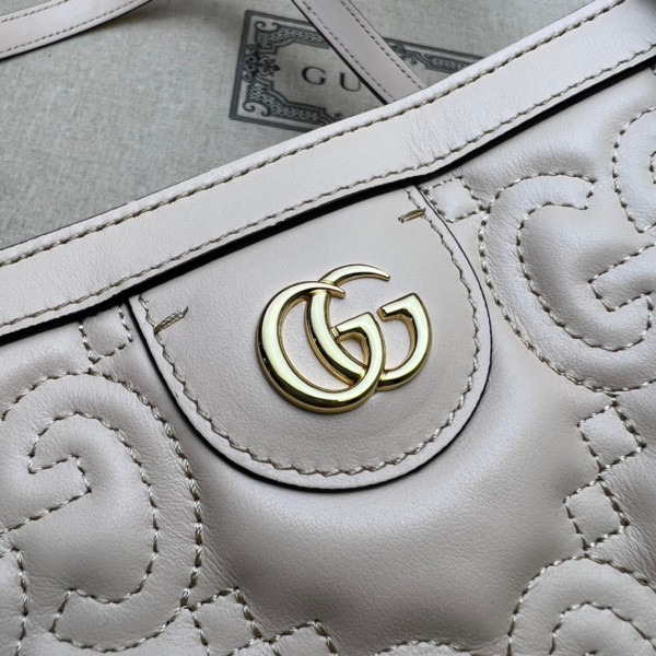 G*u*i gg matelassé leather medium tote