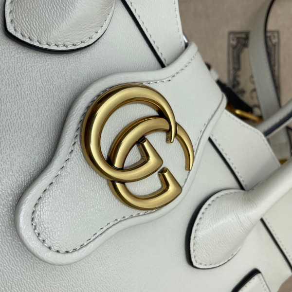 G*u*i small top handle bag with double g