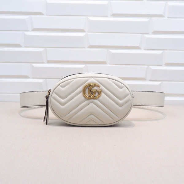 G*u*i gg marmont matelassé leather belt bag