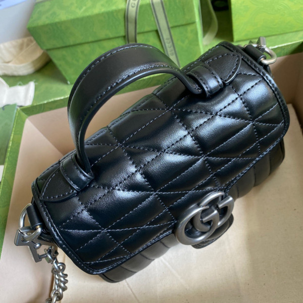 G*u*i gg marmont mini top handle bag