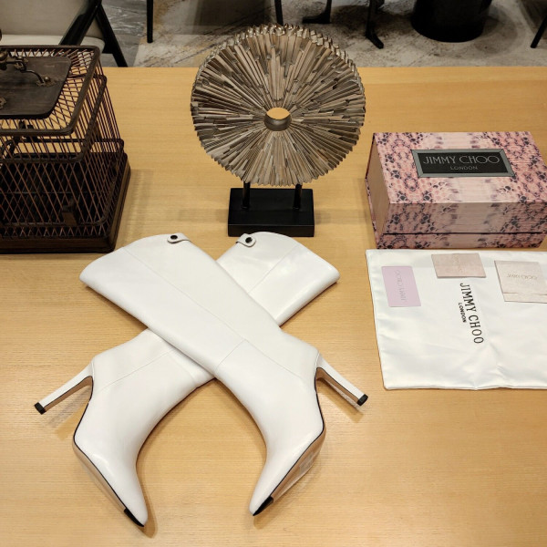 Ji*y Ch* alizze leather knee-high boots