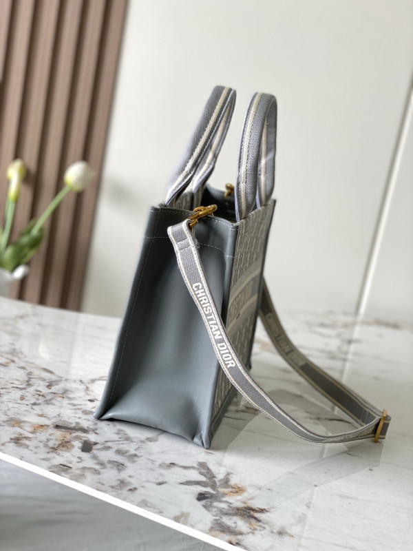 SMALL DIRO BOOK TOTE GREY-26CM