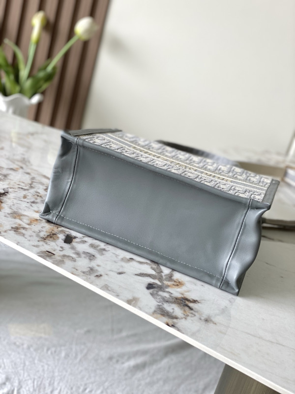 SMALL DIRO BOOK TOTE GREY-26CM